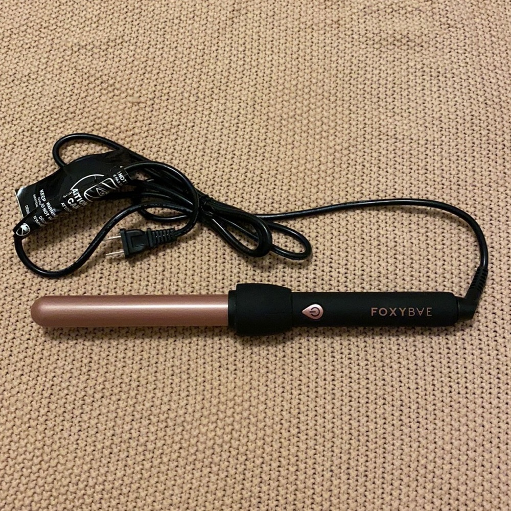 NEVER USED Black & Rose Gold 25 mm Wand